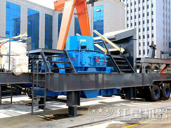 移動式河卵石制砂機 移動式河卵石制砂機