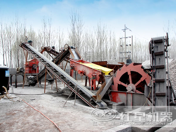 濕式制砂生產(chǎn)線現(xiàn)場圖 濕式制砂生產(chǎn)線現(xiàn)場圖