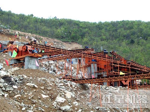 砂石生產線現場圖 砂石生產線現場圖