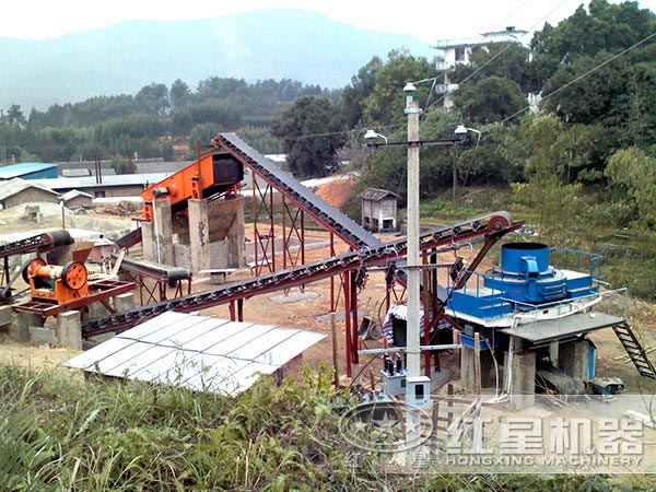 制砂生產現場 制砂生產現場