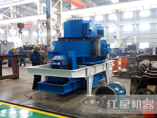 沖擊式制砂機(jī)生產(chǎn)車間 沖擊式制砂機(jī)生產(chǎn)車間