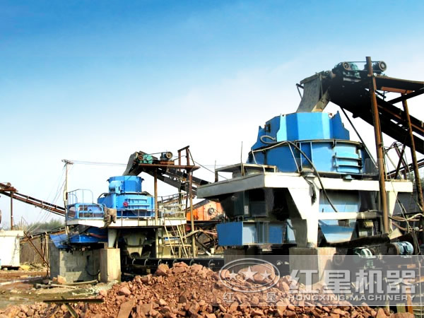 制砂機(jī)工作現(xiàn)場(chǎng) 制砂機(jī)工作現(xiàn)場(chǎng)