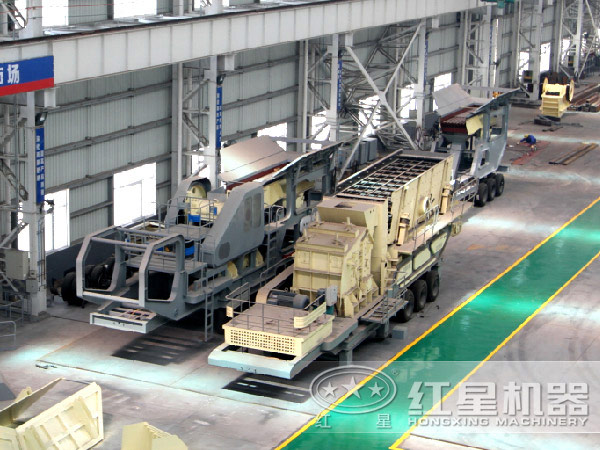 移動(dòng)式破碎站生產(chǎn)車間 移動(dòng)式破碎站生產(chǎn)車間