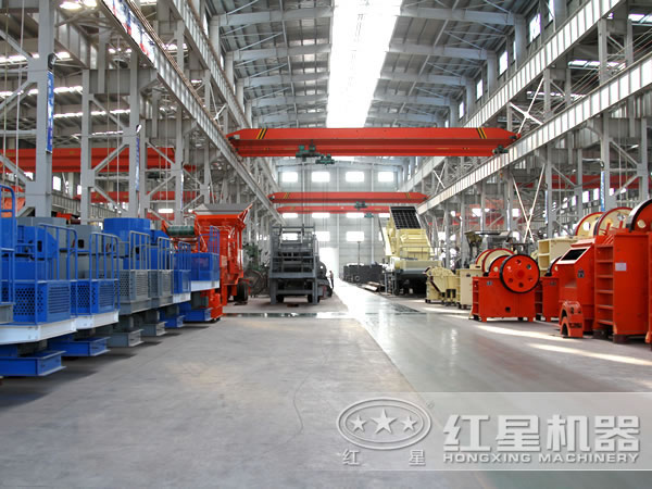 紅星制砂機(jī)廠家車間 紅星制砂機(jī)廠家車間