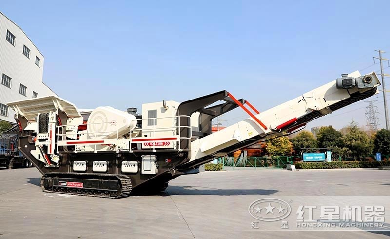 履帶流動磕石機實拍圖 履帶流動磕石機實拍圖