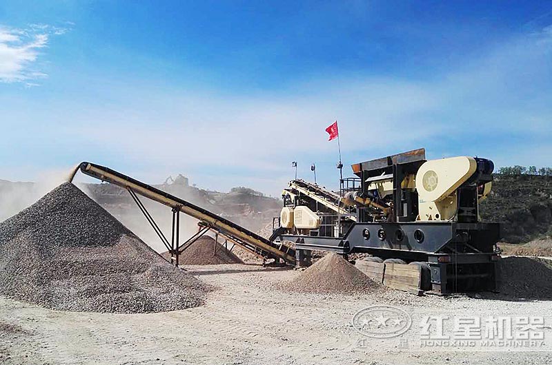 流動打石機工作現(xiàn)場 流動打石機工作現(xiàn)場