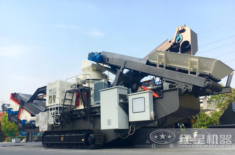 流動石子破碎機設(shè)備實拍 流動石子破碎機設(shè)備實拍