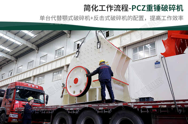 PCZ重錘破碎機(jī)發(fā)貨裝車(chē)