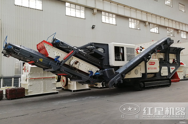 花崗巖石制砂、場地有限怎么辦？這臺移動制沙機(jī)幫你搞定