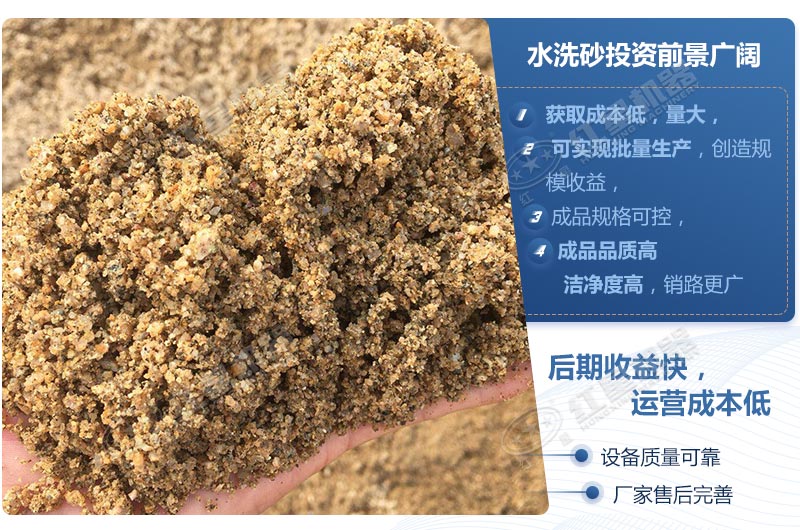 石粉洗出來的砂怎么樣？洗沙設備多少錢一臺？