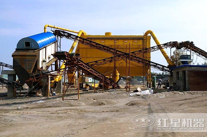 新型礦山打砂機生產現場 新型礦山打砂機生產現場