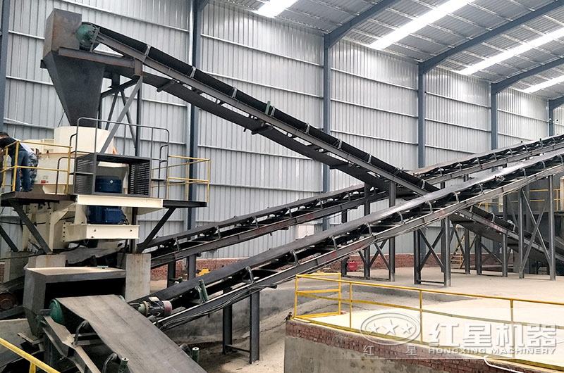 VSI制砂機現(xiàn)場實拍，室內(nèi)生產(chǎn)更環(huán)保