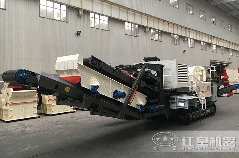 移動式煤矸石制砂設備，移動式破碎站