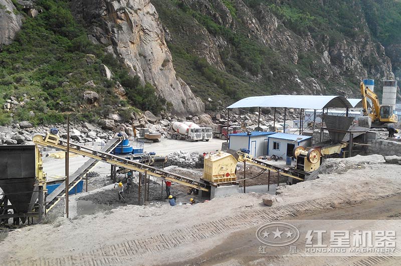 沖擊破碎機客戶生產現場 沖擊破碎機客戶生產現場