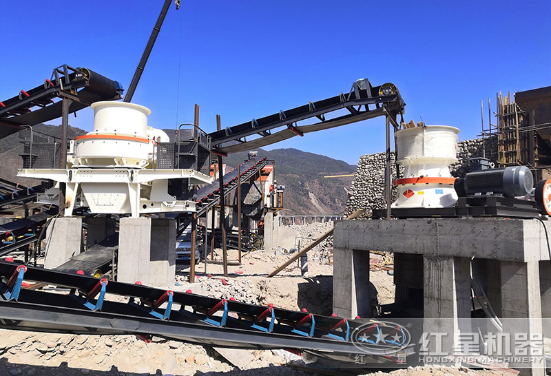 單缸圓錐破適合破碎硬料，HVI制砂機(jī)節(jié)能