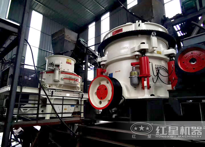 1200圓錐機(jī)搭配制砂機(jī)、鄂破配置生產(chǎn)線