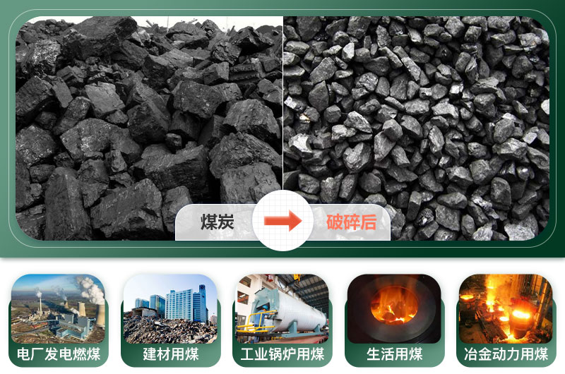碎煤前后對比圖 碎煤前后對比圖