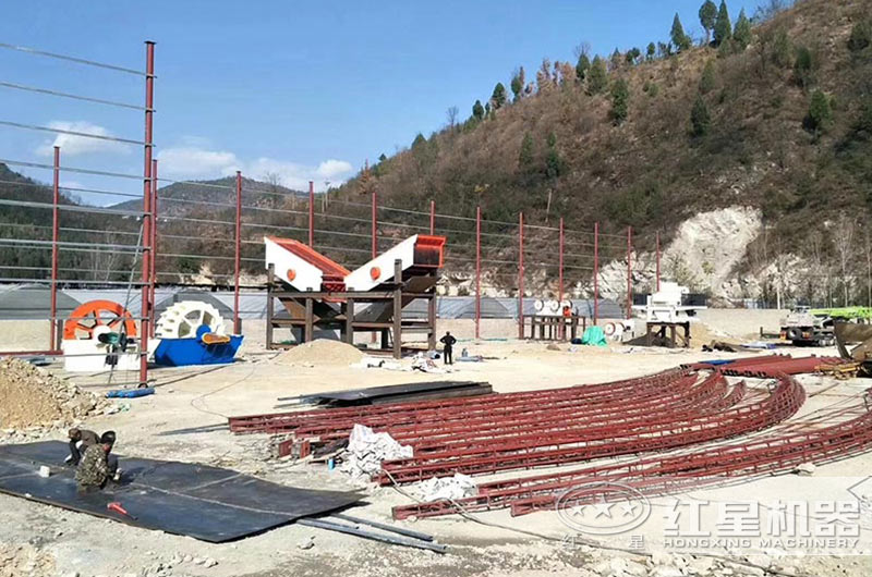 濕式制砂生產客戶安裝現(xiàn)場 濕式制砂生產客戶安裝現(xiàn)場